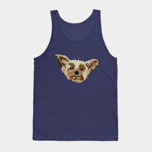 Ellie the Yorkie – Cute Dog Art Tank Top